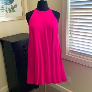 Pink Rachel Roy Summer Halter Dress